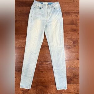 Mudd Light Blue High-Rise Skinny Jeans